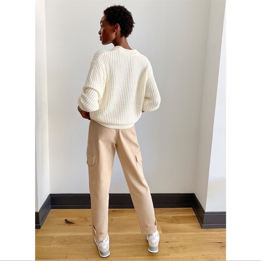 Wilfred Free Essential Chenille Sweater in Black - Picture 9 of 10